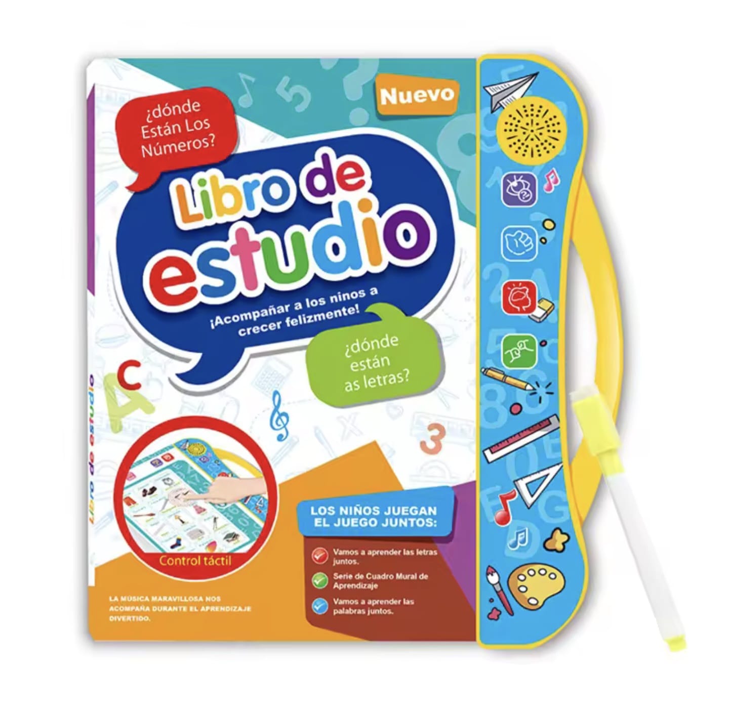 Libro de estudio didactico con sonido