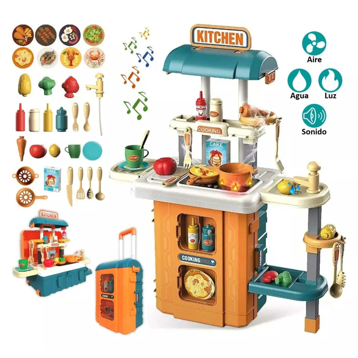 Maleta Infantil Cocina para Niño